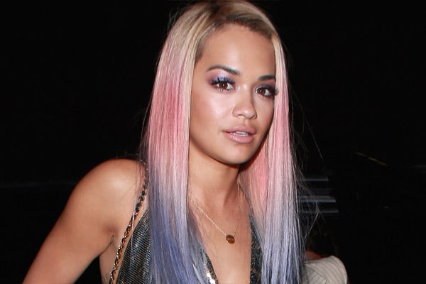 Rita Ora Goes Back to Blonde After Two-Tone Pink & Blue Hair | Rita Ora ...