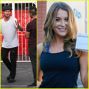 Alexa PenaVega Buys Ice Cream For All The Fans At The DWTS Studio