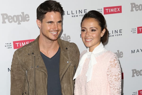 Italia Ricci Blows Kisses To Robbie Amell Inside People’s One To Watch ...