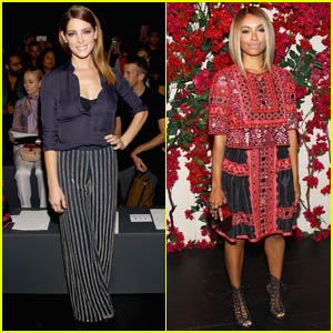 Ashley Greene Sits Front Row at NYFW Show With Kat Graham