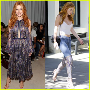 Bella Thorne Sits Front Row With Julianne Hough At J. Mendel