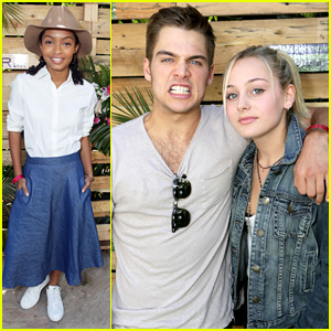 Dylan Sprayberry Brings Sister Ellery To Emmy Awards Style Lounge