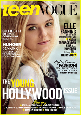 Elle Fanning Covers 'Teen Vogue' October 2015