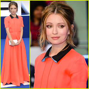 Emily Browning Has A Cinderella Moment At 'Legend' Premiere in London