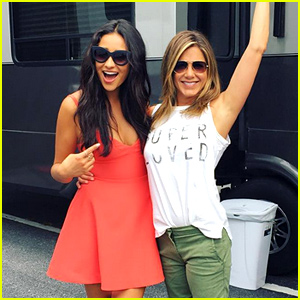 Shay Mitchell Shares 'Mother's Day' Wrap Photo with Jennifer Aniston!