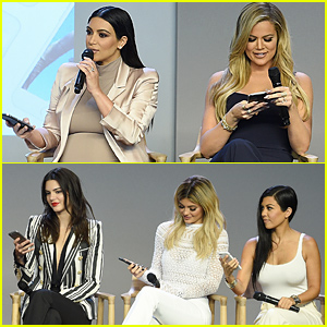 Kendall & Kylie Jenner Join Their Older Sisters for the Apple Store Event!