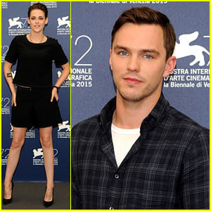Kristen Stewart Poses for 'Equals' Photo Call with Nicholas Hoult