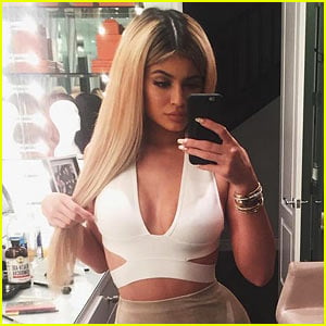 Kylie Jenner Debuts Blonde Hair... For Real!