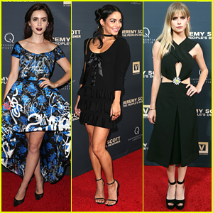 Lily Collins & Vanessa Hudgens Wow at Jeremy Scott's Premiere In Hollywood