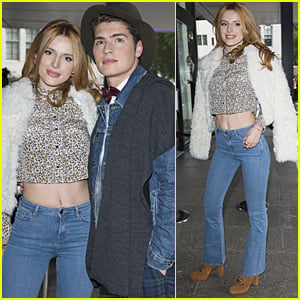 Bella Thorne & Gregg Sulkin Are A Chic Couple at Topshop's London Fashion Show