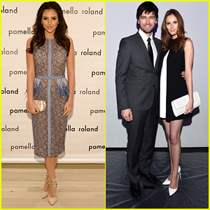 Torrance Coombs Joins Fiance Alyssa Campanella & Ryan Newman For NYFW