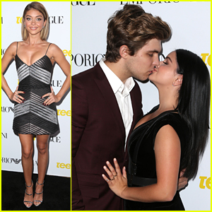 Ariel Winter Kisses Boyfriend Laurent Gaudette At Teen Vogue's Young Hollywood Party