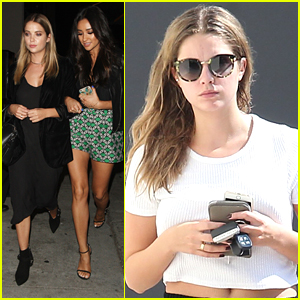 Ashley Benson Treats Shay Mitchell To Dinner After 'Bliss' Book Signing