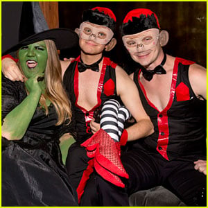 Chris Colfer & Boyfriend Will Sherrod Are Halloween's Flying Monkeys!