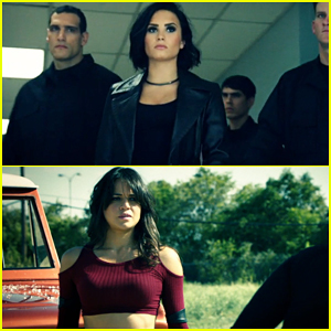 Demi Lovato Kicks Butt With Michelle Rodriguez In Confident Video Watch Here Demi Lovato Michelle Rodriguez Music Music Video Just Jared Jr