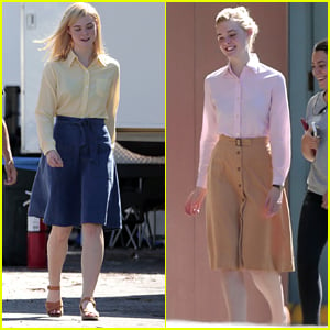 Elle Fanning Has Four Wardrobe Changes For '20th Century Women' Filming