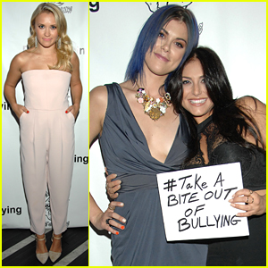 Emily Osment Steps Out For Boo2Bullying Event With Cassie Scerbo