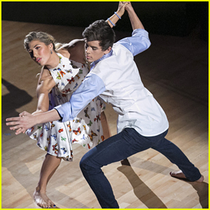 Emma Slater Has Hayes Grier Up In 'Stitches' For DWTS Contemporary Dance - See The Pics!