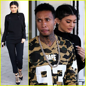 Kylie Jenner Looks Picture Perfect at Lunch with Tyga