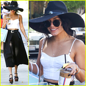 Vanessa Hudgens Stops by Kate Somerville Spa After Knott's Scary Farm