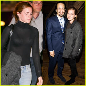 Emma Watson Caught a Showing of Broadway's Hottest Show!