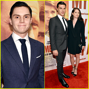 Evan Peters Supports Finn Wittrock At 'My All American' Premiere!