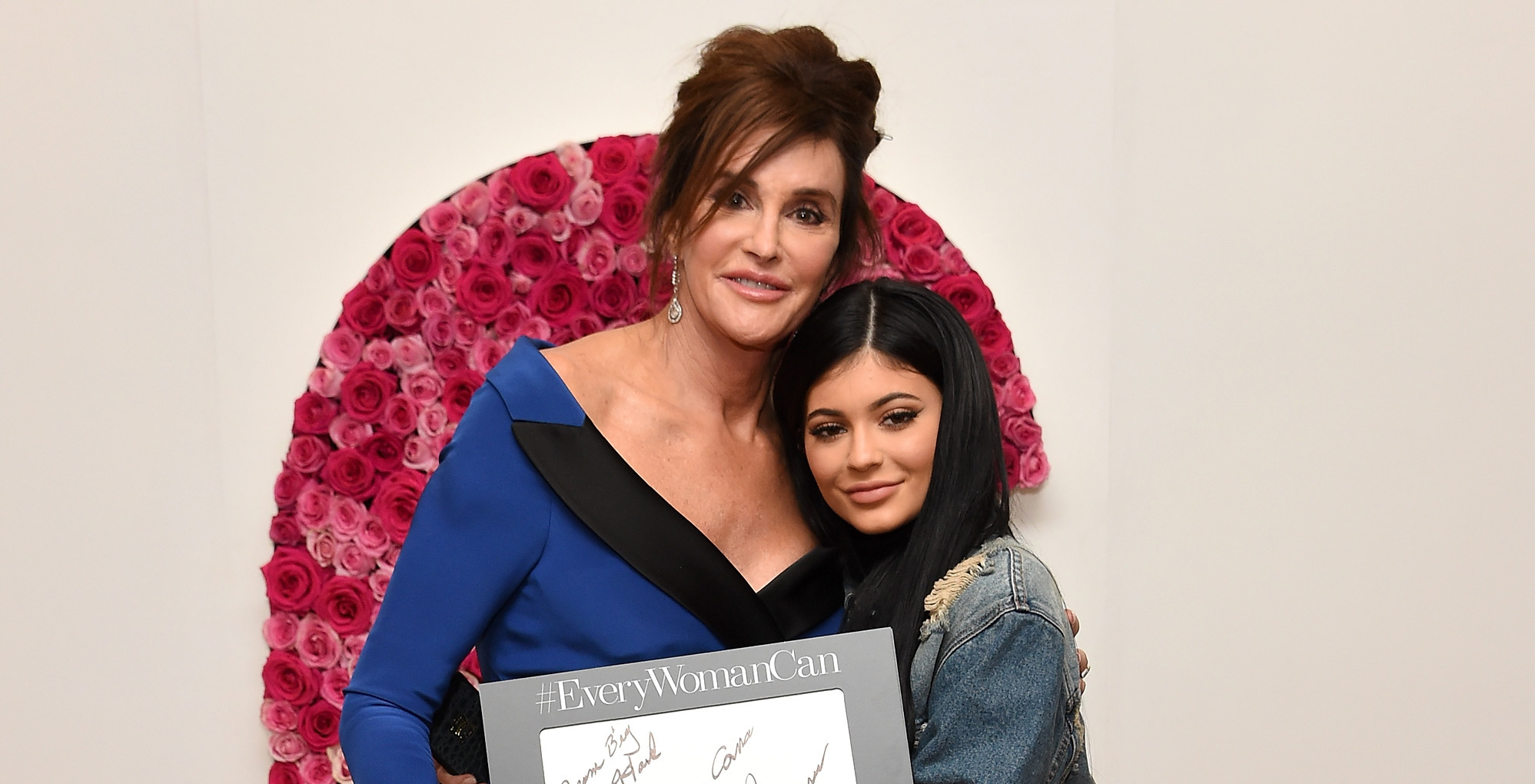 Kylie Jenner Gives Caitlyn Jenner a Big Hug at ‘Glamour’ Event! | 2015