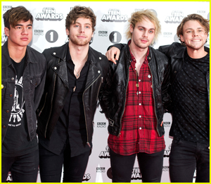 5 Seconds of Summer’s Michael Clifford Falls Of Stage During BBC Radio ...