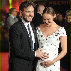 Sam Claflin Expecting First Child With Laura Haddock - See Her Cute Baby Bump at 'Mockingjay Part 2' Premiere!