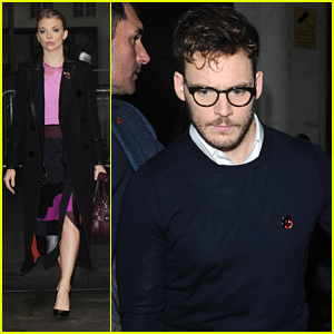 Sam Claflin Hits Up BBC Radio After Revealing Pregnacy At Mockingjay Premiere in London