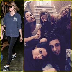 Taylor Swift Has the 'Bad Blood' Squad Over Her House to Collect Their Moon Men!
