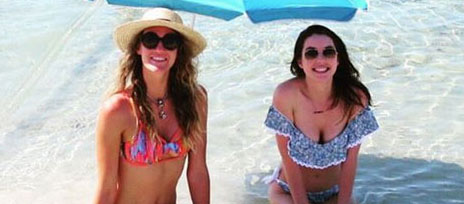 Adelaide Kane Shares Fun Beach Bikini Pics From Christmas in Australia