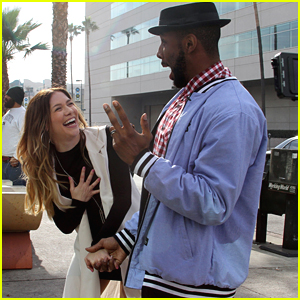 Allison Holker Surprises tWitch with Flash Mob Gender Reveal - See The Pics!