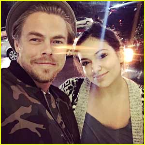 Bethany Mota & Derek Hough Run Into Each Other While Out Christmas Shopping