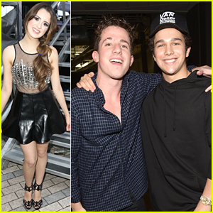 Charlie Puth & Laura Marano Spread The Holiday Spirit at Y100's Jingle Ball 2015