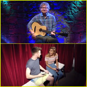 Ed Sheeran Performed in a $2 Peep Show - Watch Now!
