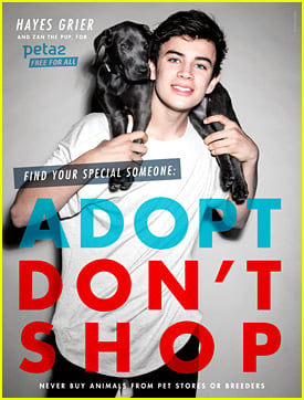 Hayes Grier & Puppy Zan Appear In New peta2 Ad - See It Here!