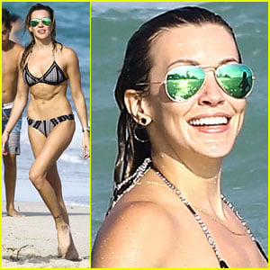 Arrow's Katie Cassidy Enjoys Another Sunny Day in Miami