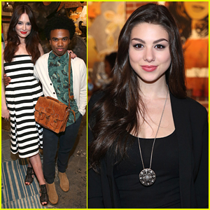 Kira Kosarin & Mallory Jansen Step Out For Bromley's Debut Exhibition in LA