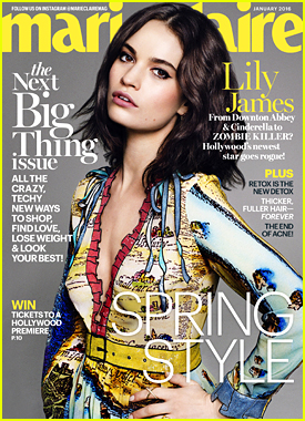Lily James Talks ‘Pride & Prejudice & Zombies’ with Marie Claire ...