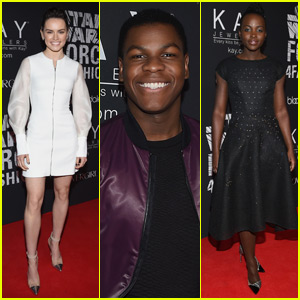 Daisy Ridley & John Boyega Celebrate 'Star Wars' Fashion in NYC!