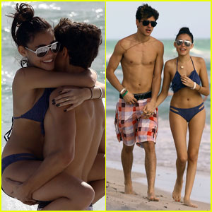 Madison Beer & Jack Gilinsky Continue to Pack on Beach PDA in Miami