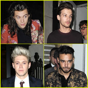 One Direction Hangs Out After Their Final Pre-Break Performance
