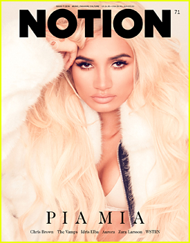 Pia Mia is a Blonde Bombshell For 'Notion' Magazine