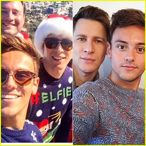 Tom Daley Celebrated Christmas in Los Angeles with Fiance Dustin Lance Black