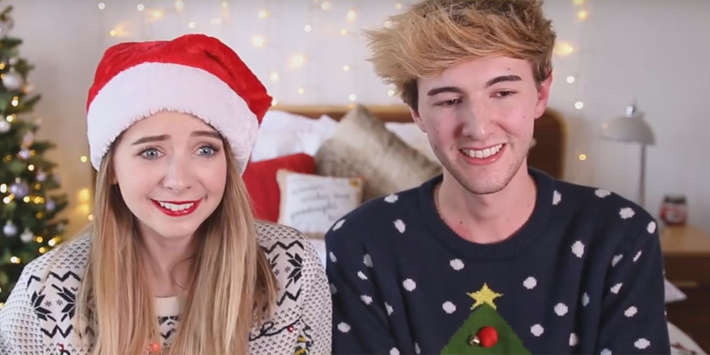 YouTube Stars Zoella & Mark Ferris Take the Ultimate Christmas Quiz