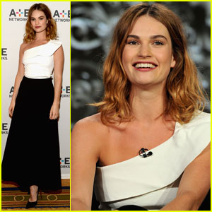 Lily James Brings 'War & Peace' to Winter TCA Tour 2016