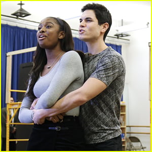 Coco Jones Rehearses with Jason Gotay for 'A Bronx Tale' Musical - See The Pics!