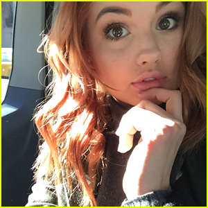 Ryan Returns To Red But Only For A New York Minute | Debby Ryan | Just Jared Jr.