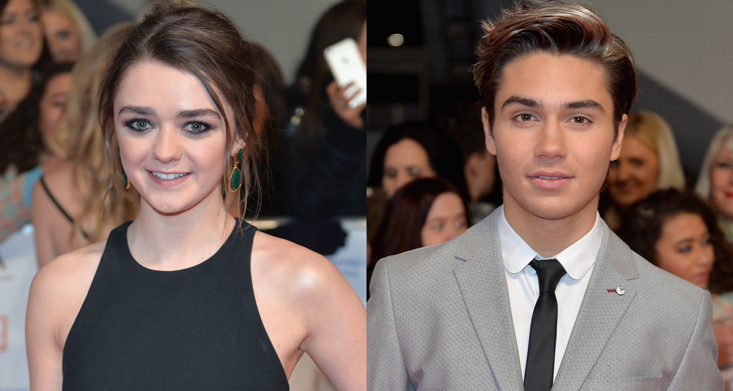 Maisie Williams & George Shelley Both Attend National TV Awards 2016 ...